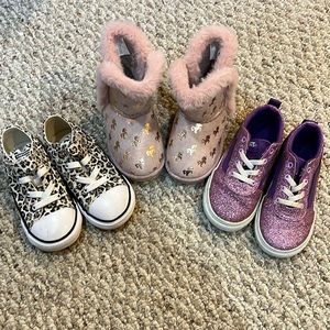 Girls size 8 toddler shoes